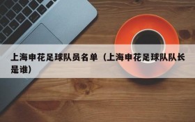 上海申花足球队员名单(上海申花足球队队长是谁)