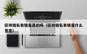 区块链私有链是真的吗(区块链私有链是什么意思)