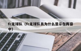 fc足球队(fc足球队员为什么显示在阵容中)