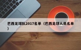 巴西足球队2017名单(巴西足球人员名单)