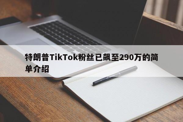 特朗普TikTok粉丝已飙至290万的简单介绍