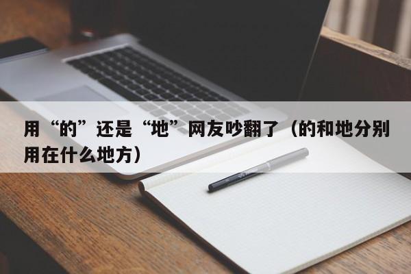 用“的”还是“地”网友吵翻了（的和地分别用在什么地方）