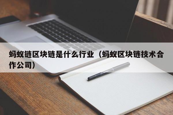 蚂蚁链区块链是什么行业（蚂蚁区块链技术合作公司）